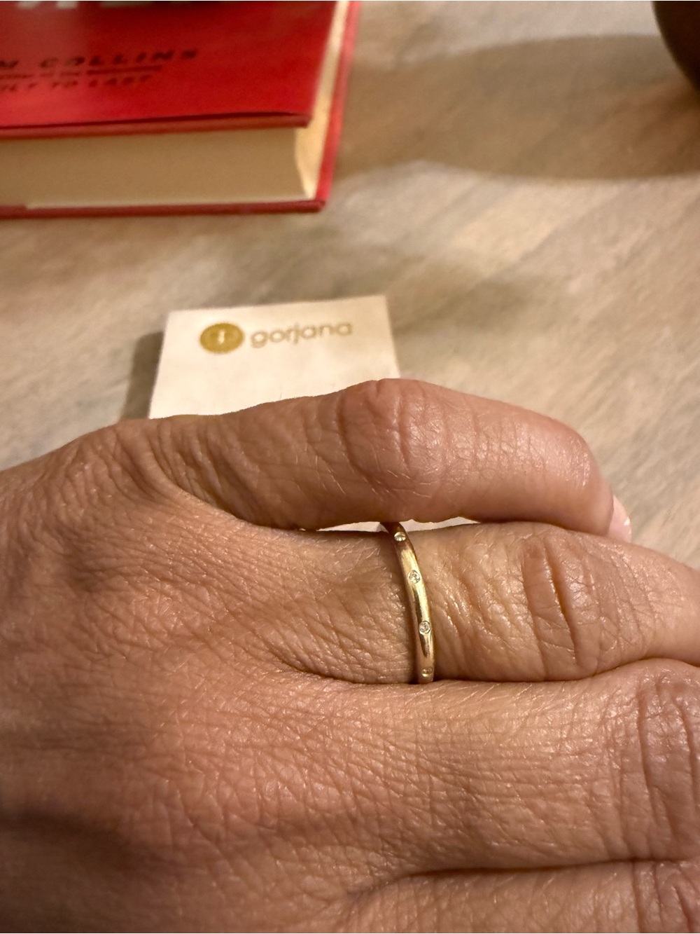 Gorjana Diamond Lou Helium Ring Size 7 - Picture 5 of 7